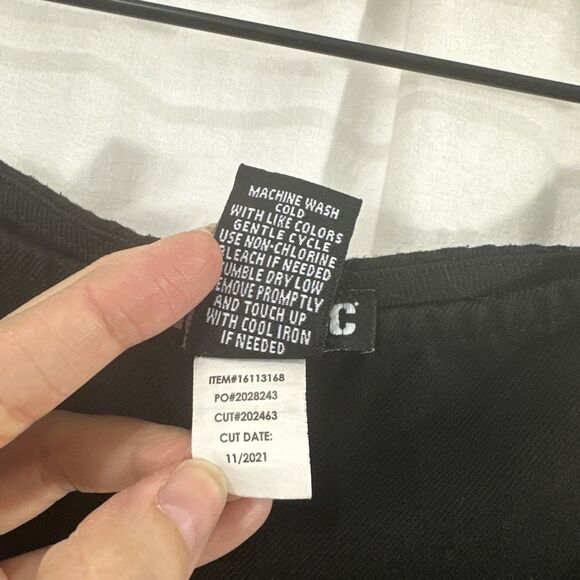 Hot Topic Corset Lace Up Pleated Black Mini Skirt Size XL Kawaii Punk Emo - Picture 8 of 9